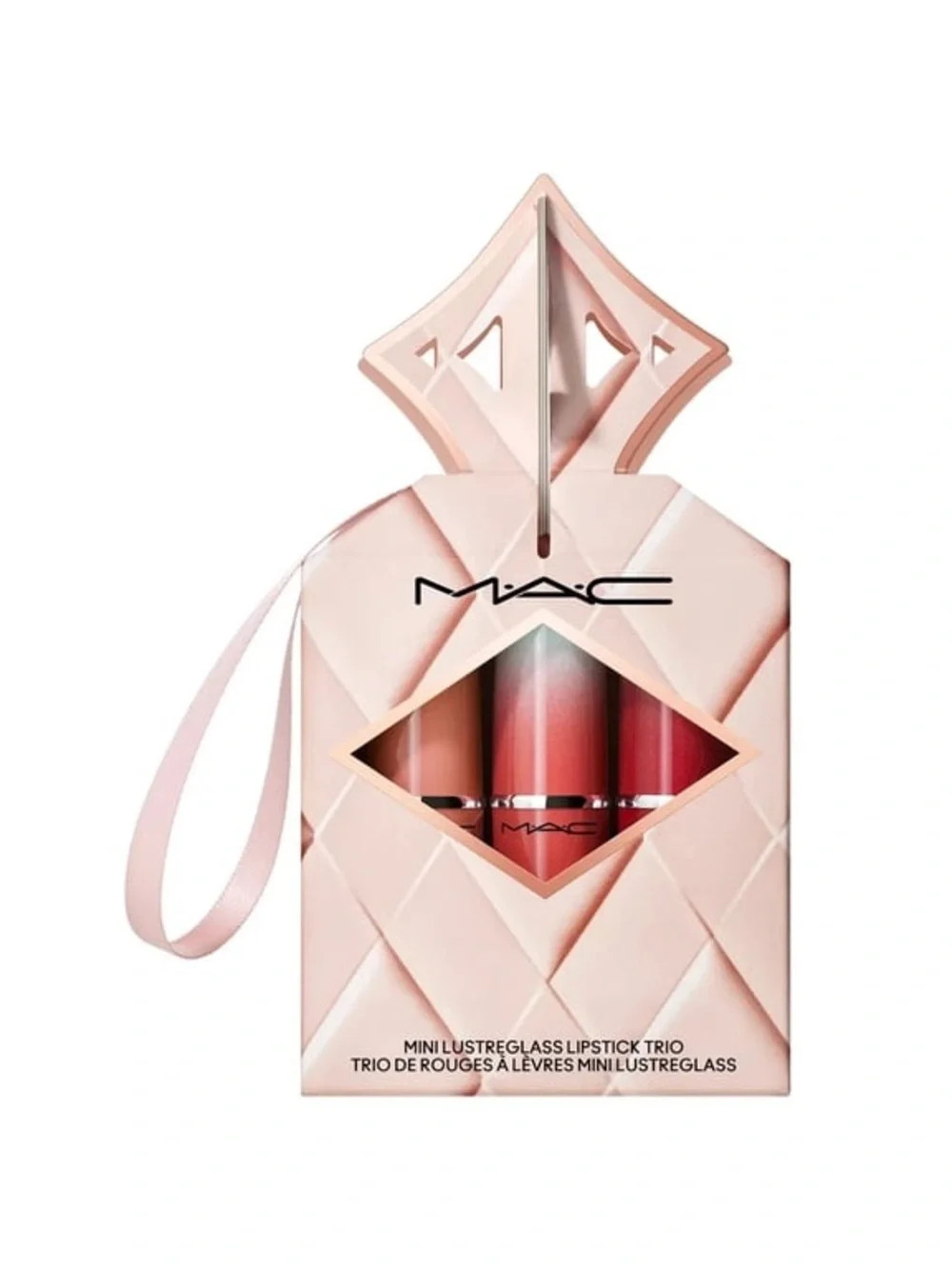 MAC WILDEST GLEAMS Mini Lustreglass Lipstick Trio NEW IN GIFT BOX 0.05 Oz. x 3